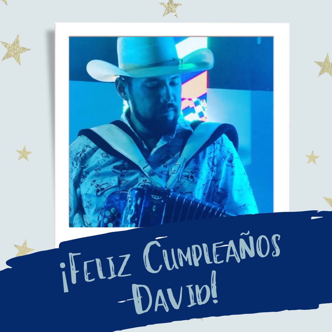 freddierecords's tweet photo. @freddierecords quiere felicitar a co-líder y acordeonista de @la_insistencia DAVID AVALOS el día de hoy en su cumpleaños 🎂. Que Diosito lo siga bendiciendo hoy y siempre. Felicidades David 🎈🎊🎆🎉🎁🍾
#DavidAvalos #LaInsistenciaNortena #Colider #Acordeonista #FelizCumpleanos https://t.co/epM6tlm5cT