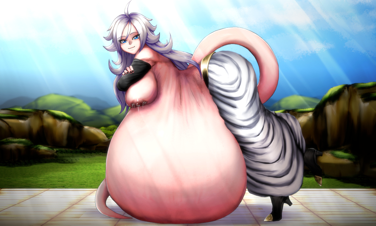 [R-18] 人造人間21号(DB) #ボテ腹 #妊婦 #版権 #母乳 #多胎 #人造人間21号 #ドラゴンボール https://t.co/8lJNUIF6X0 