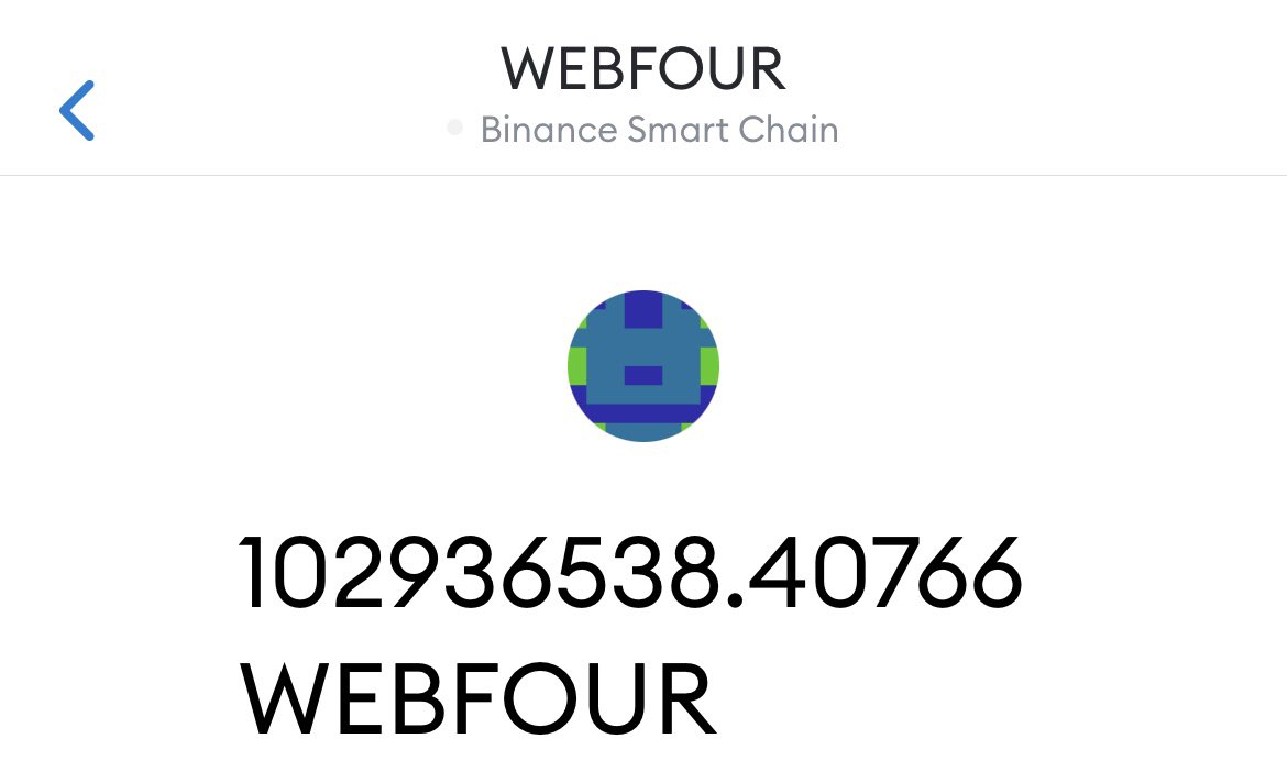 Official_Reeves's tweet photo. Just reached 100m…next stop 1bn #WEBFOUR #NEVER_SOLD @Webfourio https://t.co/5OehZHqURN