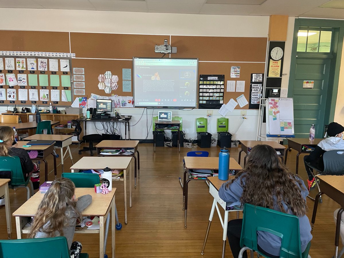 Today our 4/5 class combined virtual and in-school learning! One of our students, who is currently learning from home,was able to present his Passion Project to his classmates. We loved learning more about game coding! <a href="/infoAlexandraPS/">Alexandra PS</a>