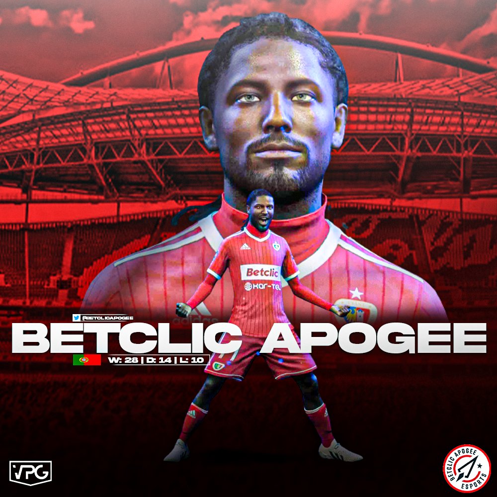 OfficialVPG's tweet photo. 🙌 Welcome @BetclicApogee to the @VPGPremier on PS5. 🇵🇹

✅ 29
➖ 14
❌ 10

🗣️ @costaport has won everything in Portugal, now is back for the second season in the Premier, ready to challenge for the 🏆

#VPG #ProClubs #FIFA22 #Betclic https://t.co/Wc3VdJBrgd