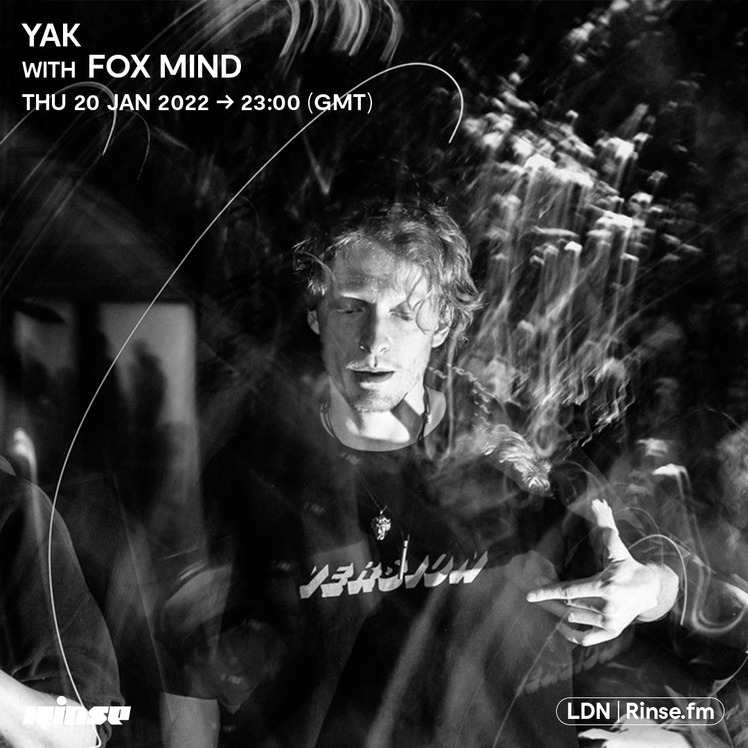 Next up at 11PM it's <a href="/yaksound/">Yak</a> with <a href="/foxmindsound/">FoxMind</a> on rinse.fm/player + 106.8FM

#RinseFM