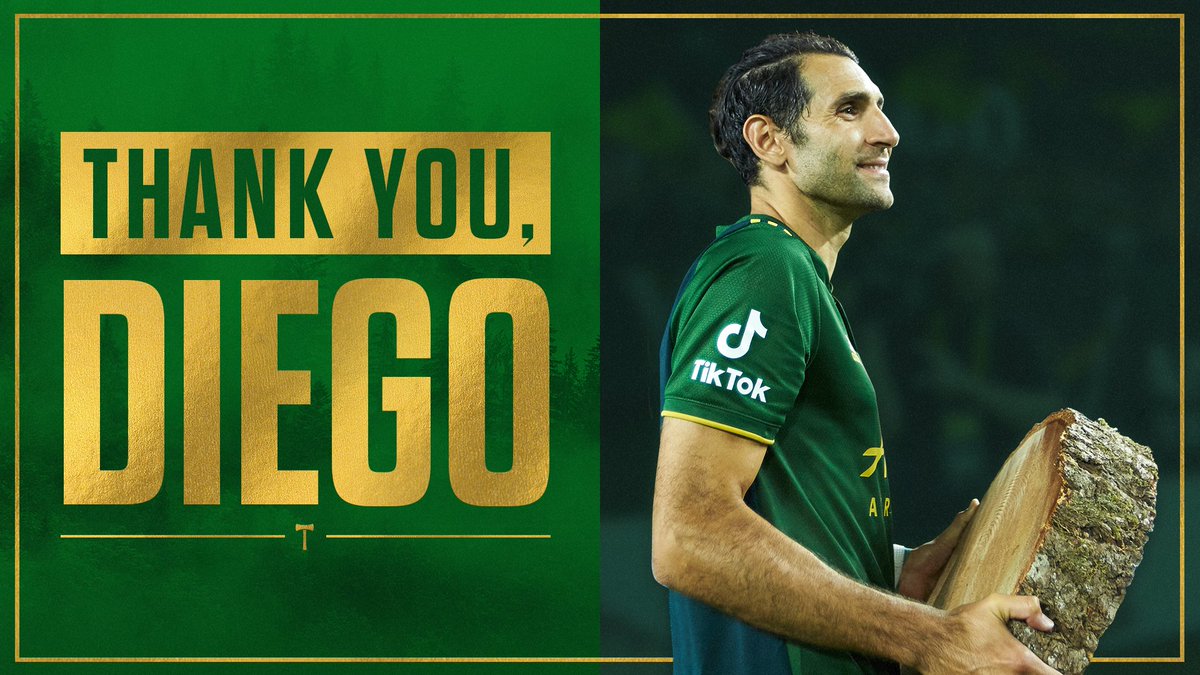 TimbersFC's tweet photo. Forever our maestro.💚💛

After 9 magical seasons, legend Diego Valeri has transferred to his boyhood club Lanús in Argentina.

The clubs will play a testimonial match in 2023, and upon retirement Valeri will become a Timbers ambassador.

Details: https://t.co/yqo2V5L3LM | #RCTID https://t.co/9w0P827Zzg
