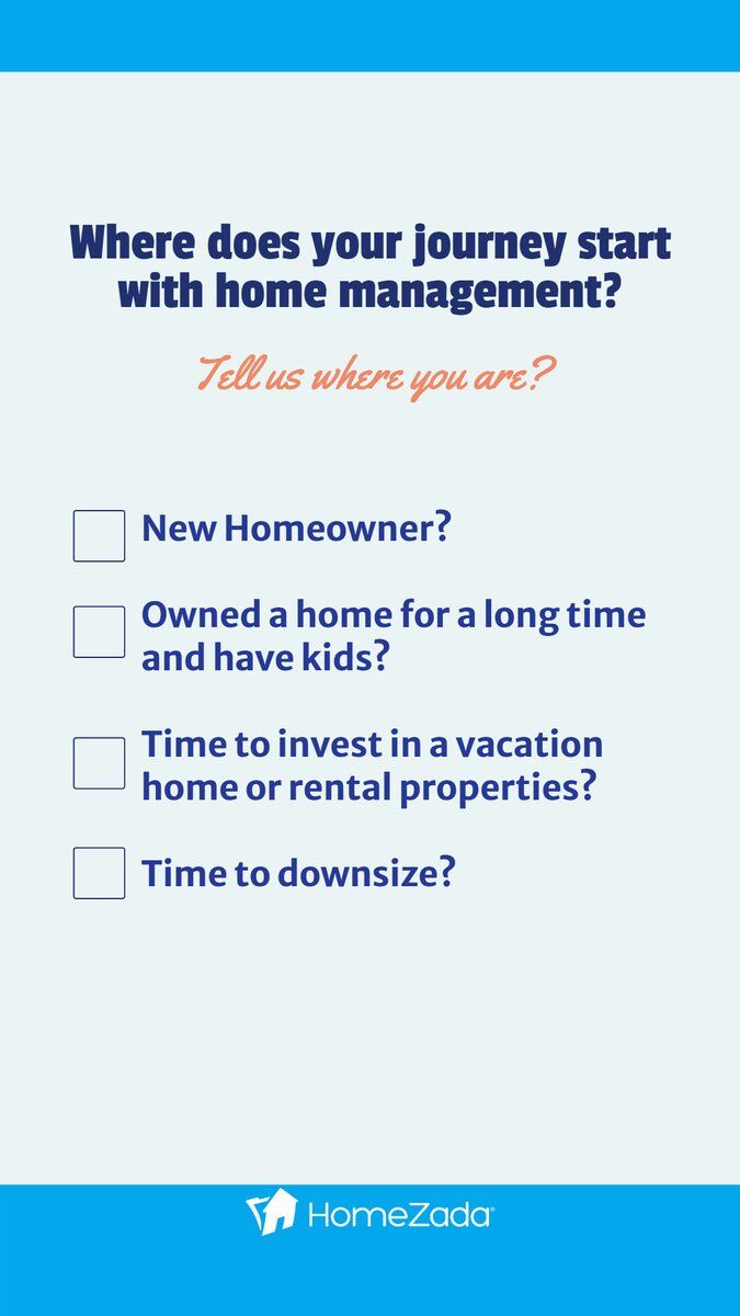 HomeZada's tweet photo. Where does your journey start with home management? That might depend on where you are in your homeowner lifecycle! 

Tell us where you are? 

Make it easy with HomeZada.   🌐 https://t.co/vbUUdwWDTx

 #DigitalHomeManagement 
#downsizing https://t.co/83gqf2ditJ