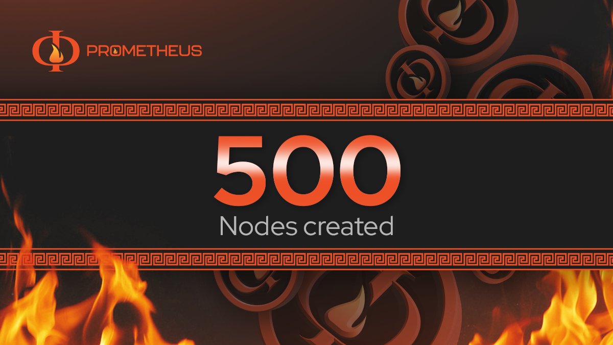 Prometheus_DEFI's tweet photo. 500 #Nodes created 🥳 

#Prometheus was launched 5 days ago. 

Imagine what we can achieve in 1 month... 👀 

Join our Telegram announcement channel:

https://t.co/zhH39okshH

Join our Telegram chat:

https://t.co/z0Sjen4y64

#BSC #NodeArmy #passiveincome https://t.co/pmxqSw20Od