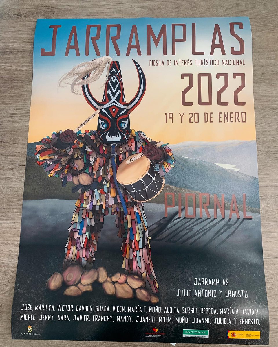 Este año vuelve Jarramplas! 
Nuestros vecinos “Piornalegos” por fin vuelven a prepararse para celebrar tan añorada fiesta 🎉 🎊🥳
Nosotros hemos impreso sus carteles (así de chulos han quedado😜) 
¡FELIZ JARRAMPLAS!