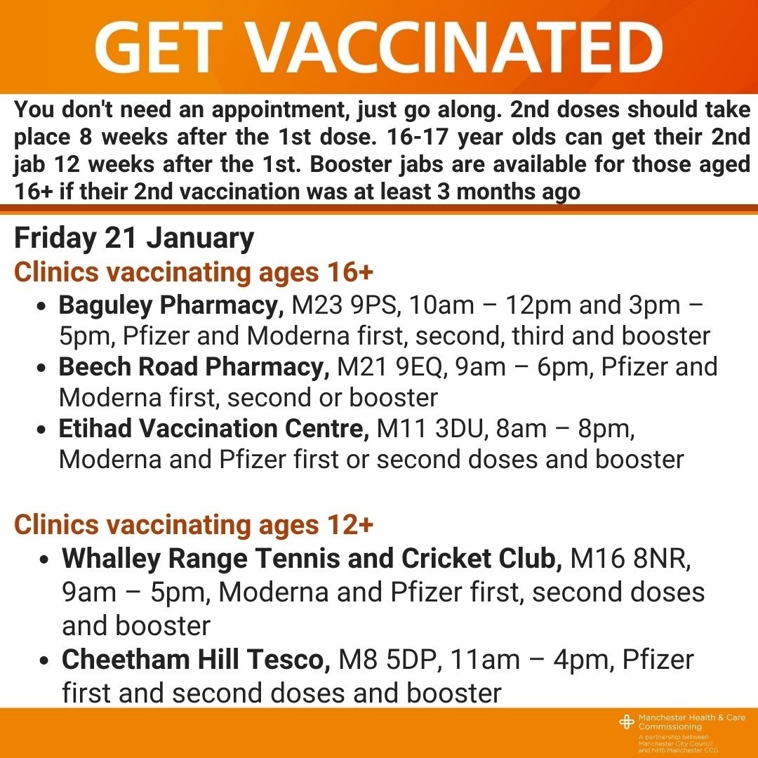 ⭐Week of walk-ins⭐ Join the millions already vaccinated and pop down to one of our walk-in sites 💉 Find our full list here - orlo.uk/avXZK #WOWNW