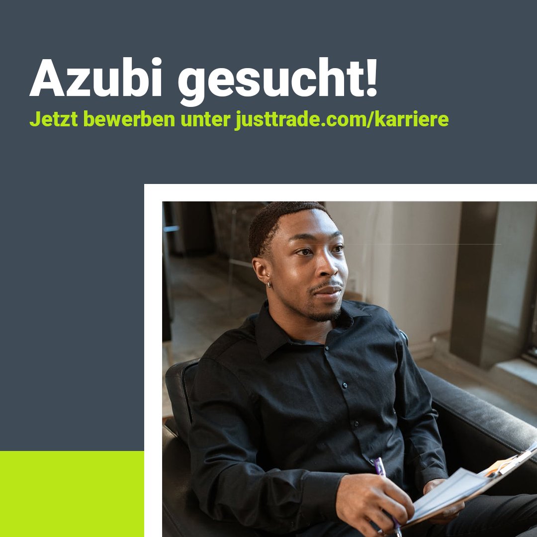 DeJusttrade's tweet image. Wir bilden aus! Du möchtest aktiv bei der Planung und Entwicklung unserer Trading Plattform mitwirken? Bei uns hast du von Anfang an die Chance deine eigenen Ideen einzubringen.

Bewirb dich jetzt auf: justtrade.com/karriere

#justTRADE #justEASY #onlinebroker #azubi