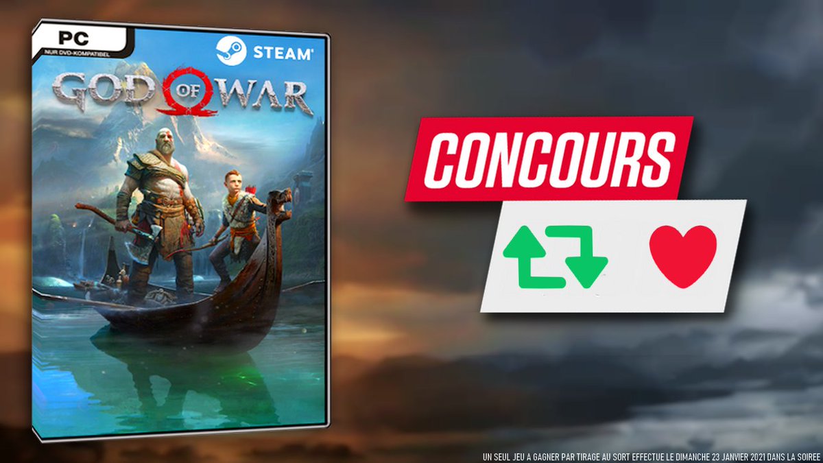 BonsoirJojo's tweet image. Si tu veux tenter de gagner GOD OF WAR sur PC alors tu peux tenter ta chance avec ce concours ! 
Il te suffit de RT + Like ce tweet et rien de plus. 
Bonne chance ! 😀