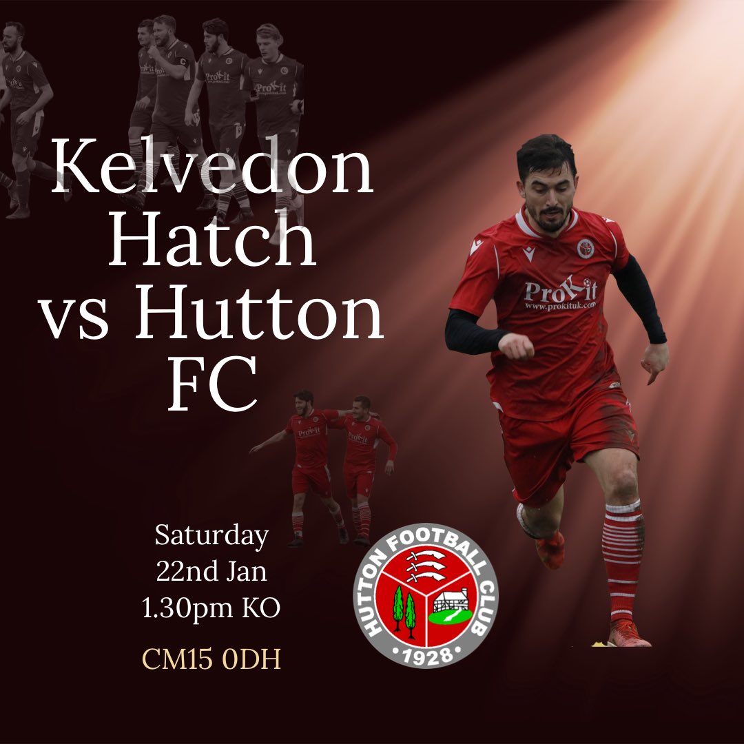 huttonfc's tweet photo. Our first team are back in cup action this weekend, with a local trip to Kelvedon Hatch ⚽️ @TrevRobPhoto @eofl @ProKit_UK https://t.co/EFq9uEtFPq