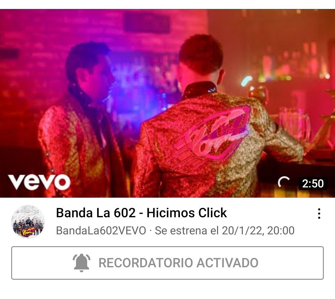 BandaLa602's tweet photo. 🎥😱 Dale fijar recordatorio ya que ya viene #hicimosclick video oficial 👇 https://t.co/veXpgd1HS2
#BandaLa602 https://t.co/ka4tcYtZaq