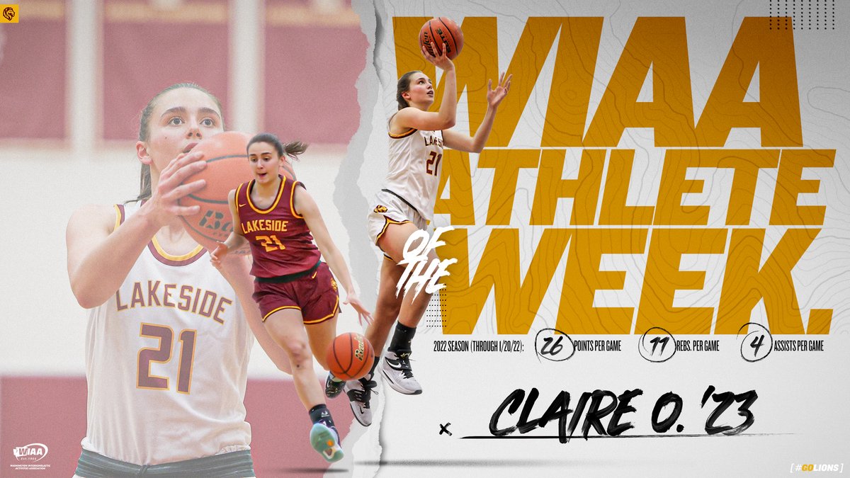 LakesideLions's tweet photo. Congratulations to Claire O. '23, who was recognized as a @wiaawa Athlete of the Week! Claire's been dominating the court with @LakesideLionsGB (as you can see...), so this is well-deserved recognition!

#GOLIONS https://t.co/n178rBPY2y