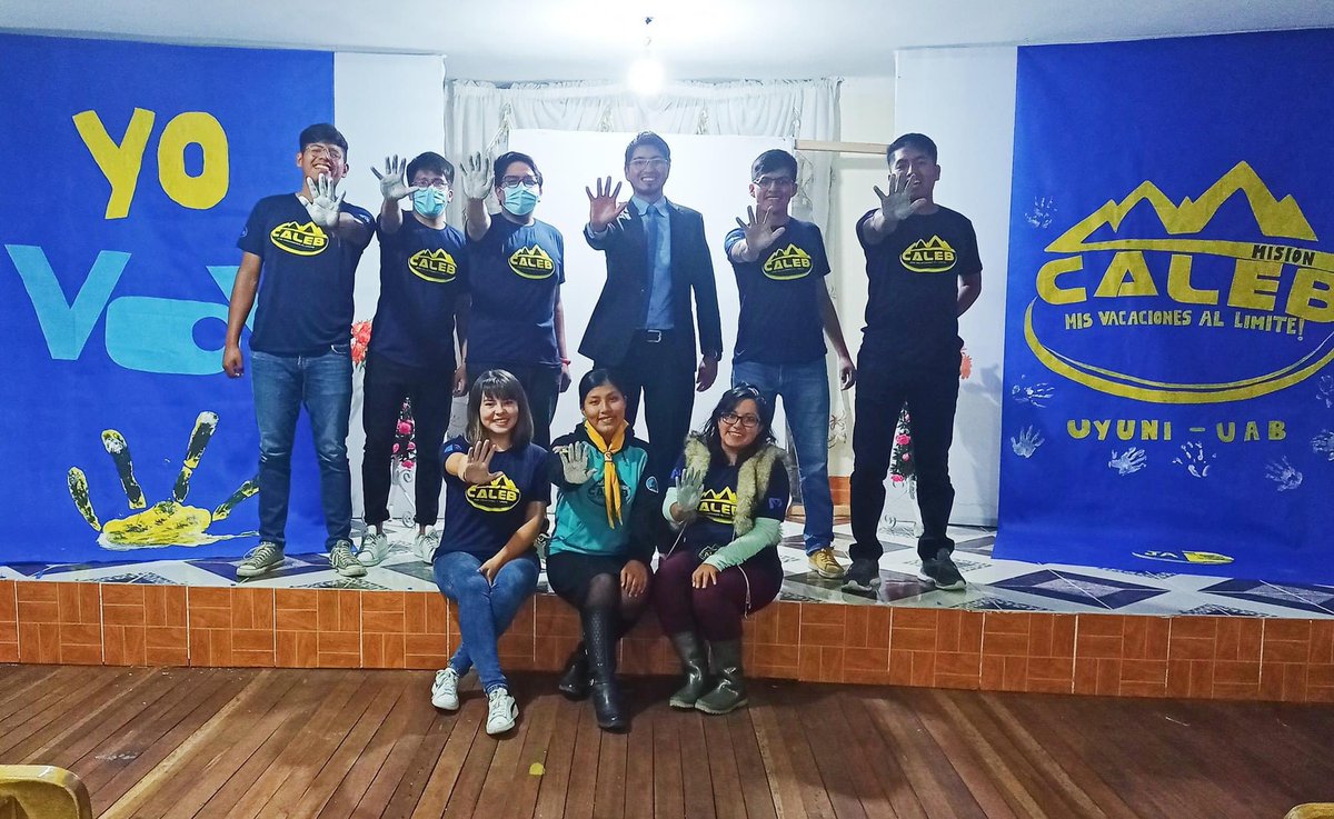 PMoleros's tweet photo. Misión Caleb en la @iasd_mbc 1400 jóvenes dejarán su huella en Potosí, Sucre, Oruro y Cochabamba. #YoVoy #MisionCaleb https://t.co/qYXz2ccehe