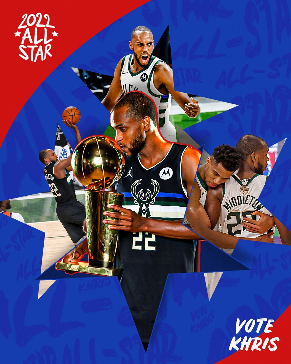 Khris the Champion. 🏆

<a href="/Khris22m/">Khris Middleton</a> x #NBAAllStar