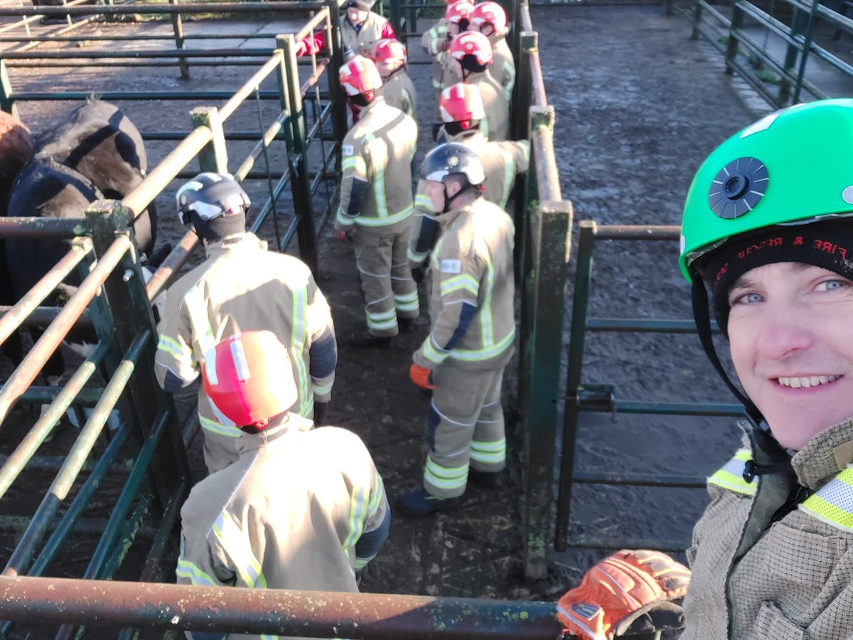 SFRSTraining's tweet photo. 2 great days of @SuffolkFire animal rescue level 2 / 3 refresher training for operational crews with our outside partner agencies @OldHallFm  at Woodton. David Love Bullit Services and Klub Equest. #NotJustFires https://t.co/hWaQmPSMLN
