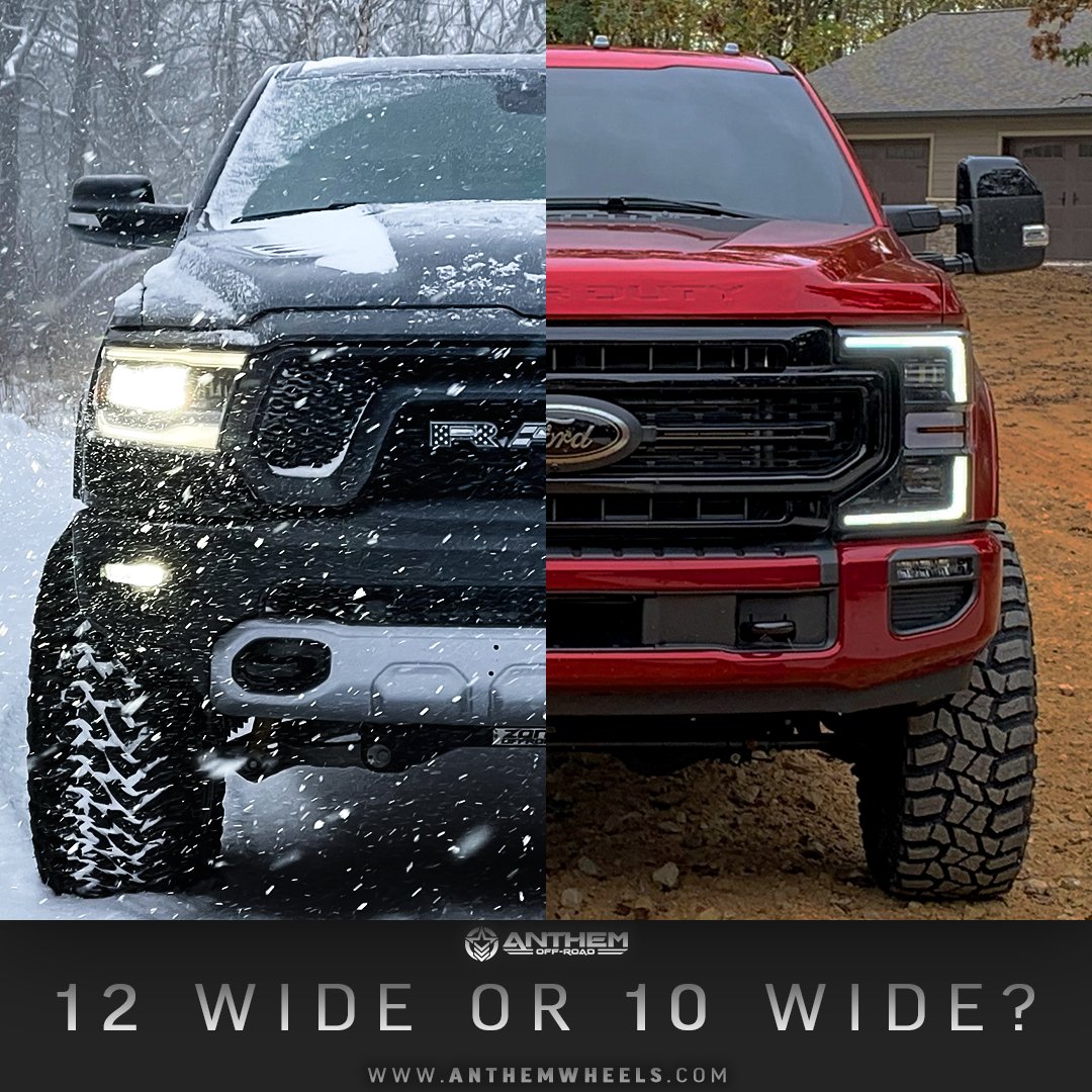 Is bigger always better?
Check out our aftermarket gallery to find out what the right fit is for you.
Start your build ➡️ l8r.it/v5Bm

#anthemwheels #anthemintimidator #fordnation #fordf250 #dodgeram #huntinglife #mudding #fishinglife #outdooradventure