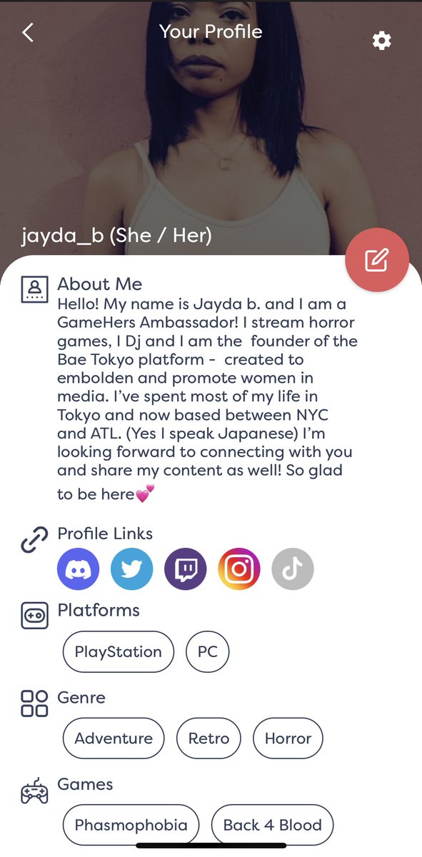 Jayda_b's tweet photo. ANNOUNCEMENT TIME!
I’m officially an ambassador for @thegamehers app - Its an inclusive space for women and non-binary identifying people to #MeetChatPlay games together.
Add me on the app! It’s free to download. #thegamehers
https://t.co/wtqBq1H5Ye
https://t.co/2I0dNxjJVG https://t.co/RUBUMfLeTM