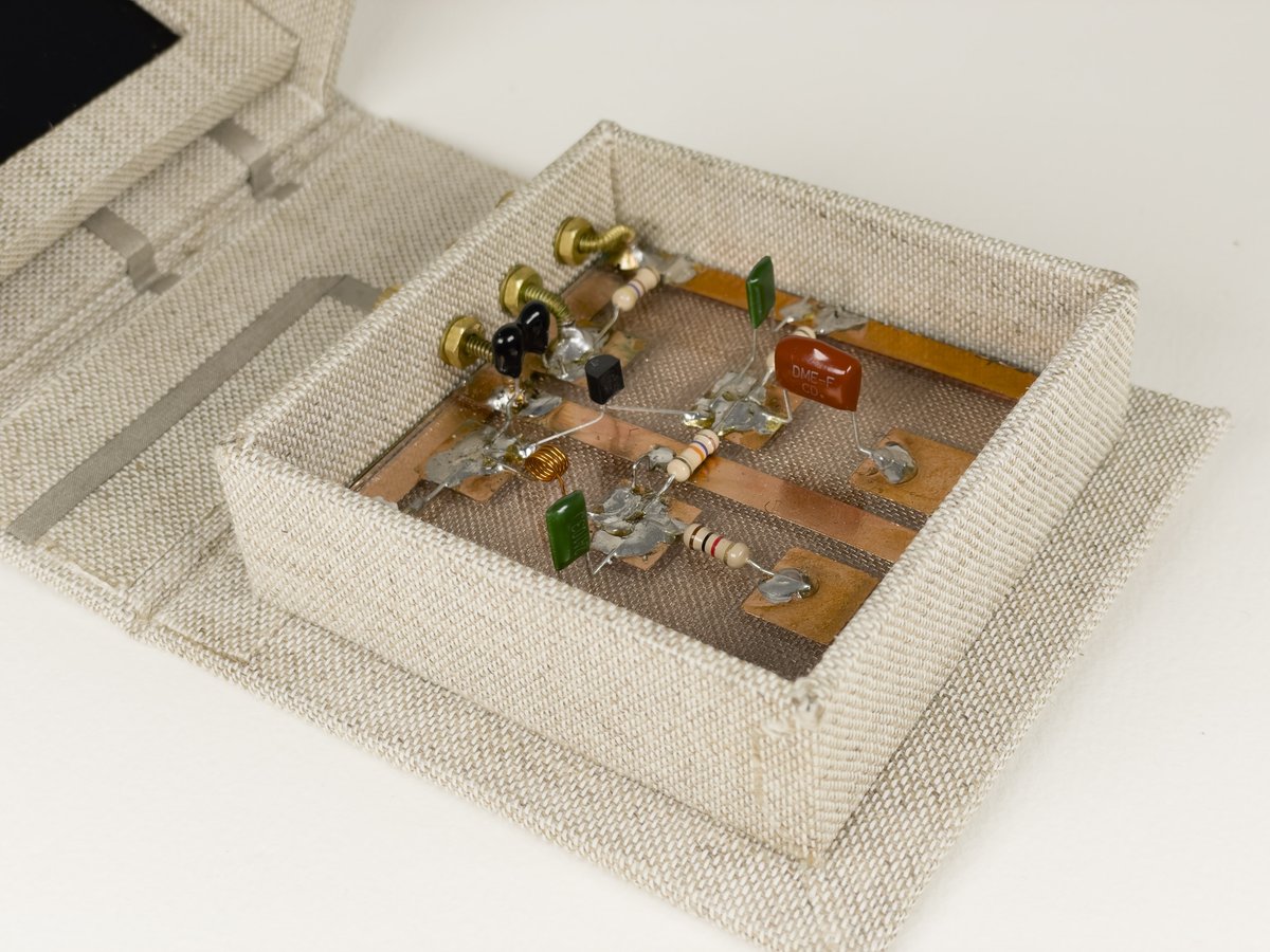 'A Translation' by Brett Balogh, 2022. A book that translates light into radio.