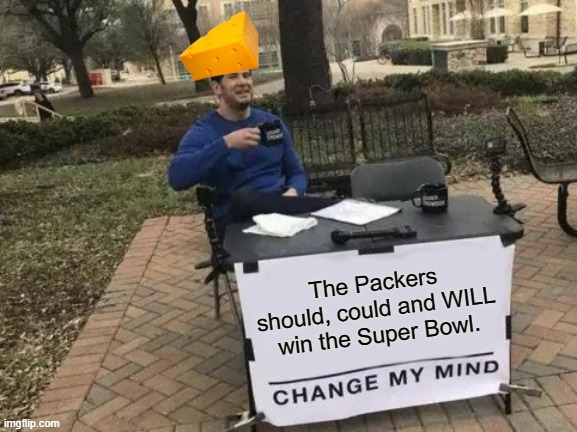 WendiLooHoo3's tweet photo. Change my mind. 💛💚#GoPackGo https://t.co/r8XZlzUfhZ