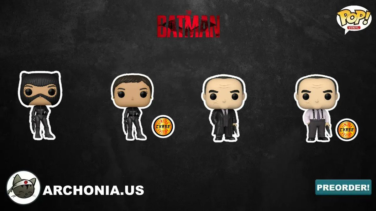 Archonia_US's tweet photo. The Batman Wave has a set of New Chase POPs to go after! Love the classic characters? Try to collect them all!
https://t.co/0qpBTEgX6K
#TheBatman #SelinaKyle #TheRiddler
#ThePenguin #OswaldCobblepot 
#Darkknight #Nightwing #JusticeLeague
#FutureState #BatmanVsSuperman #Redhood https://t.co/7T84QoBX5s