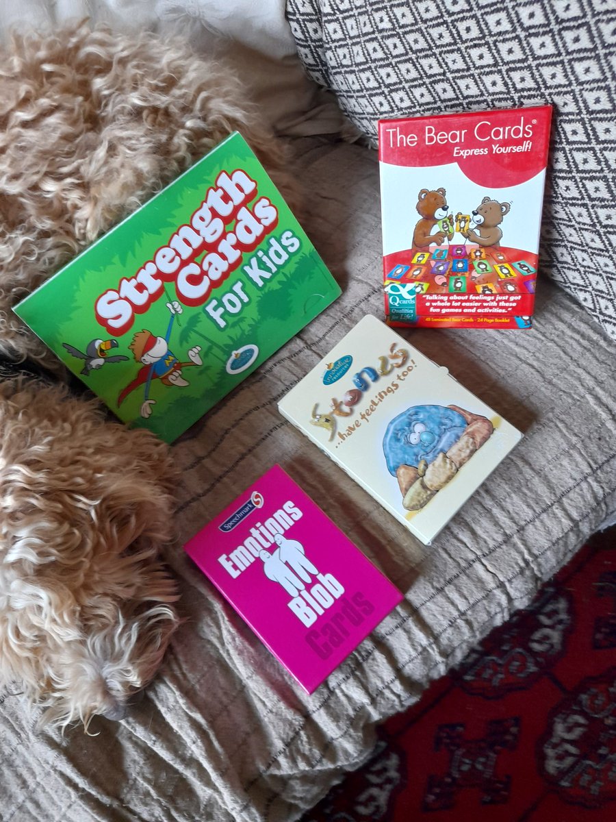 CRRESmodel's tweet image. These are my favourite published cards for use in therapeutic assessment for SEMH.  With 1st year EP trainees coming aboard #twittereps, can we share more of our must-have-in-our-bag cards for them...