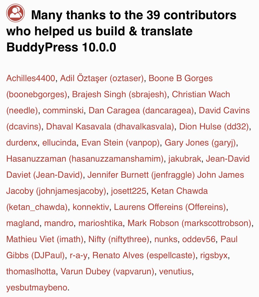 BuddyPress (@buddypress) on Twitter photo Go get BuddyPress 10: La Pino’z!
🍕Site membership requests
🍕More engaging logging activities
🍕Improved Admin experience
🍕Ready for Twenty Twenty-Two!
buddypress.org/2022/01/buddyp… Go get BuddyPress 10: La Pino’z!
🍕Site membership requests
🍕More engaging logging activities
🍕Improved Admin experience
🍕Ready for Twenty Twenty-Two!
buddypress.org/2022/01/buddyp…