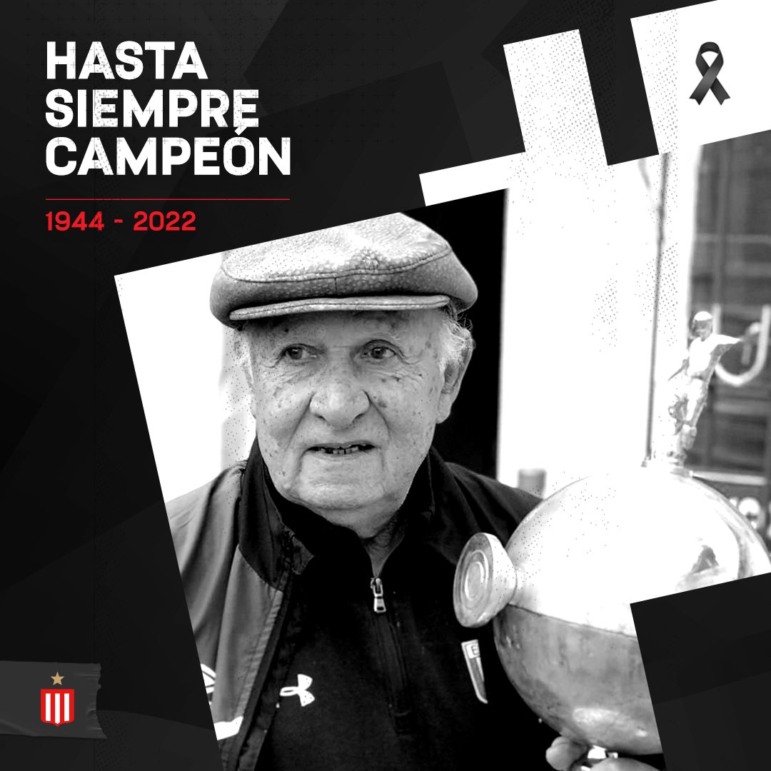 EdelpOficial's tweet photo. Hasta siempre, querido Bocha. Con profundo dolor, hoy despedimos a un Campeón del Mundo, que transmitió siempre nuestro ADN con orgullo y pertenencia.

Acompañamos a sus familiares y seres queridos en este difícil momento. https://t.co/pAyYwmoEg2