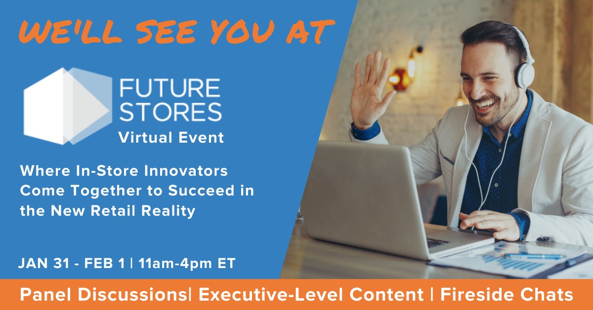 anyroad's tweet photo. Grab your (free) seat at the @FutureStores Virtual Event on 1/31-2/1 and join Michaels, Sur La Table, and AnyRoad for a conversation on 'How to Use Experiences to Build Long-Term Customer Relationships.'

Come in with questions, leave with strategies -  https://t.co/WbnqDMu2WQ https://t.co/X2PB4e1qpf