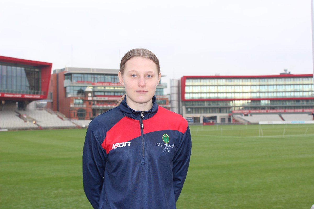 Today, we also caught up with current First Year Student Charlotte to get her thoughts on her experiences so far.

Charlotte is currently part of <a href="/CCBWandG/">Cheshire CB Women & Girls</a> Emerging Players Programme and Played for Cheshire's Under 18's Programme last year.

📖 Read below

myerscoughcricketmcr.co.uk/news-1/a-catch…