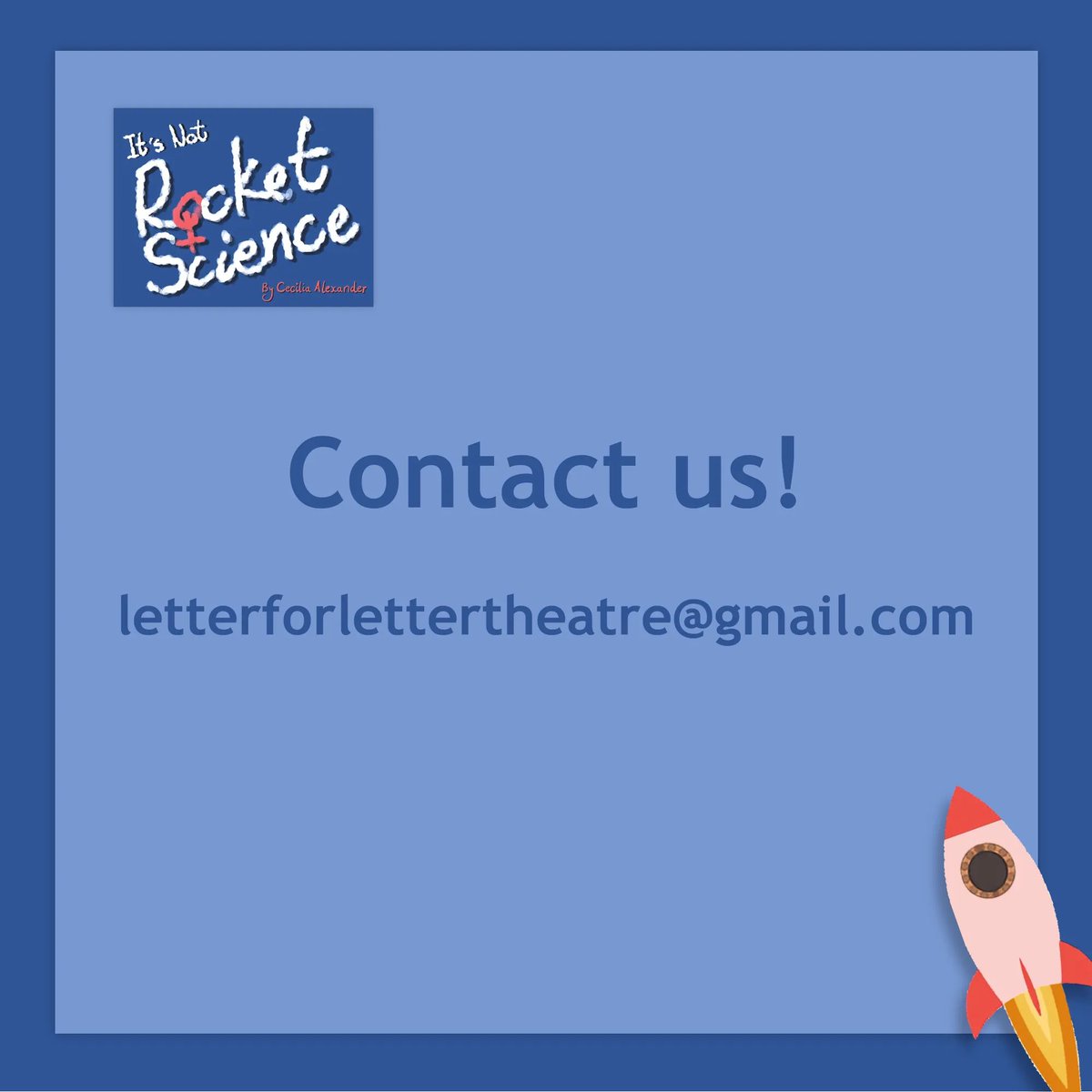 KEY DATES below! Deadline for self-tapes is 26/01/22 at MIDNIGHT!

Send them to or ask any questions at letterforlettertheatre@gmail.com