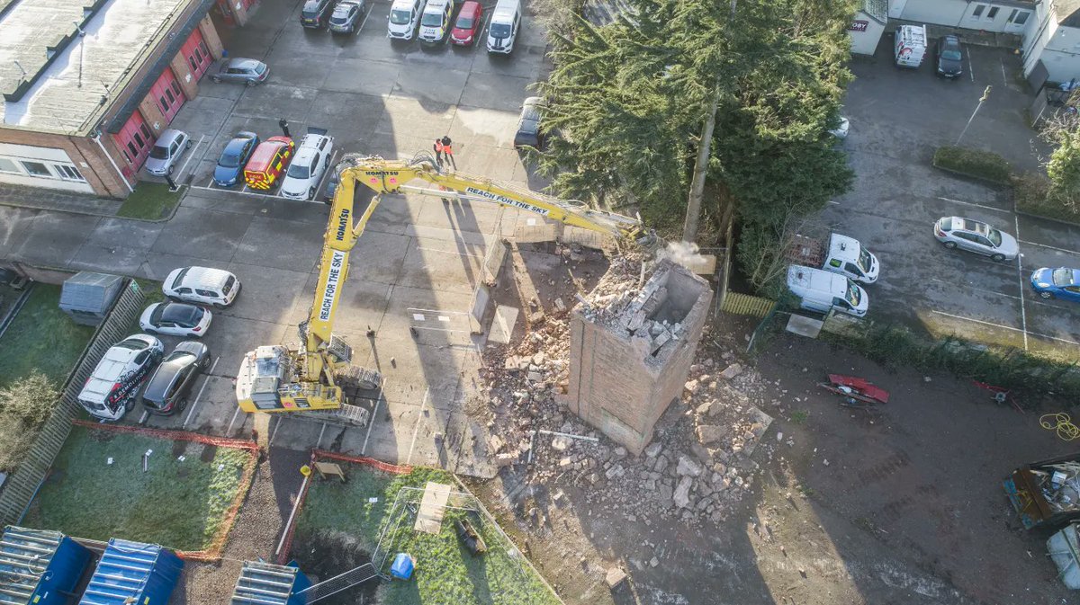 Demolition of the training tower at Whitchurch Fire Station
The tower has been an iconic part of the Cardiff landscape since 1955, but unfortunately it needed to be demolished due to structural problems
The demolition makes way for a new @wales_usar base.