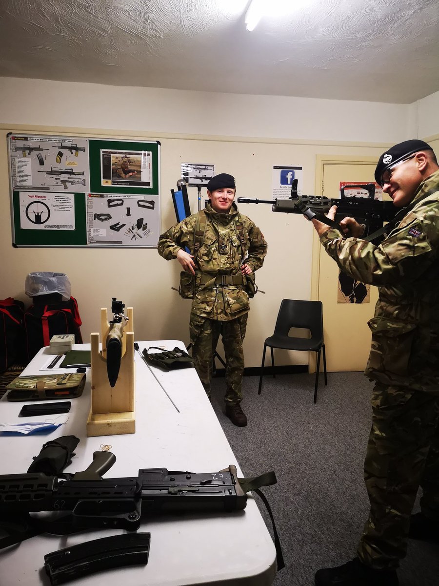 Thanks to <a href="/ShOff_DorsetACF/">Dorset ACF Shooting Officer</a> for fitting me in for a WHT session this evening so that I'm in date for upcoming <a href="/ACF_Devon/">Devon Army Cadet Force</a> adult training. Joint working at its finest! <a href="/Dorsetacf/">Dorset ACF</a> <a href="/OC_D_Devon_ACF/">@OC_D_Devon_ACF</a> 💪🤝🤜🤛 #GoingFurther