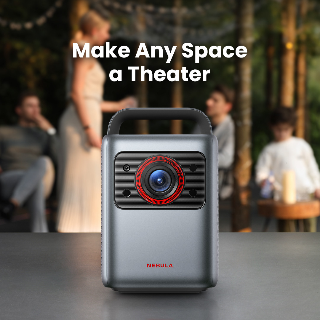 SeeNebula's tweet image. 🎊🎉 #CosmosLaser4K starts the watch party anywhere! 
#NebulaProjector