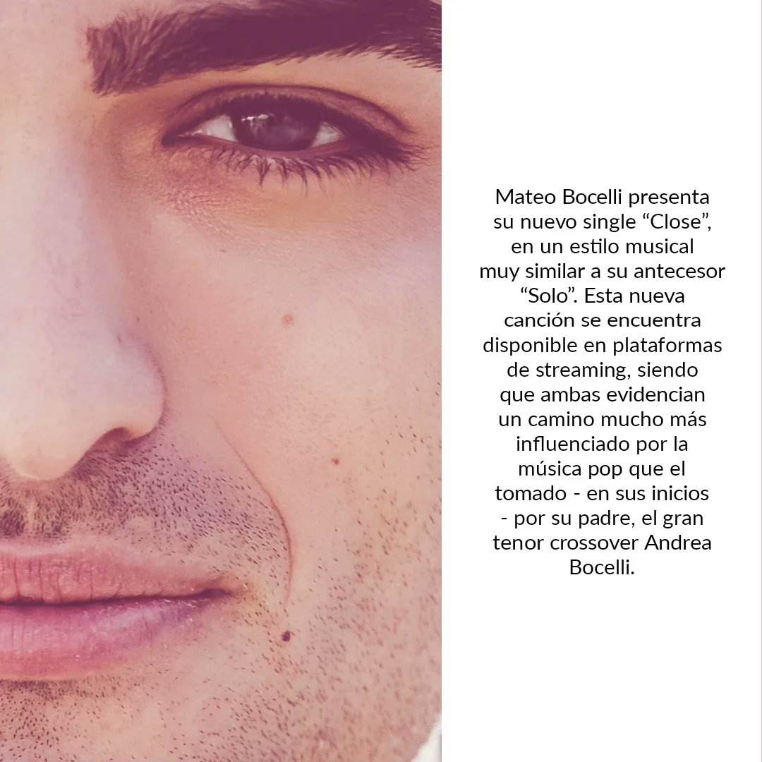 #SongOfTheDay #ClassicalCrossoverThursday 🫐 Matteo Bocelli - Close