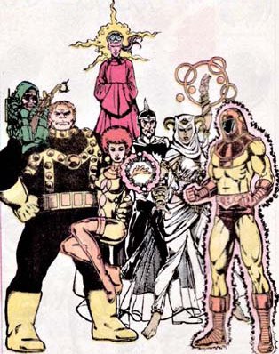 Earth1Earth2DC's tweet photo. #SuperBlogTeamUp - considering the works of #GeorgePerez - wouldn’t be complete without a consideration of his creation, the #NewTeenTitans’ arch foes the @FearsomeFive with more than 5! #DoctorLight #Psimon #Shimmer #Mammoth #Gizmo #Nuetron #Jinx. https://t.co/hWWcrYbtrf https://t.co/9owcxIXVRq