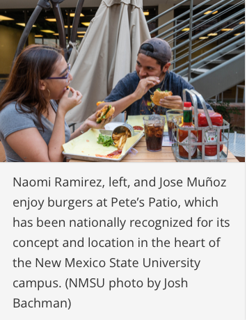 NMSUVPR's tweet photo. Great place to relax after a day of #ElevateResearch, #ElevateCreativity and #StudentSuccess! https://t.co/7ZimqtynkL https://t.co/MeJH2VP9Dx