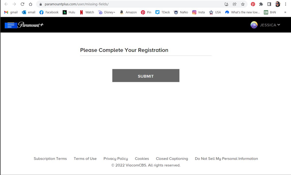 GetWordies's tweet photo. @paramountplus what does this mean? I signed up, put my payment info in &amp; selected 3 shows... Then this! https://t.co/9nyrkTHm4E