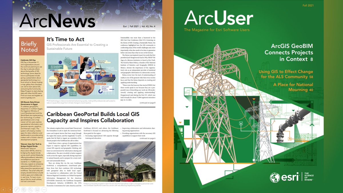 steve_snow_'s tweet photo. If you receive #ArcNews and #ArcUser magazine you need to re-subscribe if you want to continue getting them after the next issue (Winter 2022).𝗥𝗲-𝘀𝘂𝗯𝘀𝗰𝗿𝗶𝗯𝗲 𝗵𝗲𝗿𝗲:  https://t.co/9dcvw0UI5W #GIS #Geospatial #Imagery #AI #Tech #Remotesensing https://t.co/bSx3nQj9ap