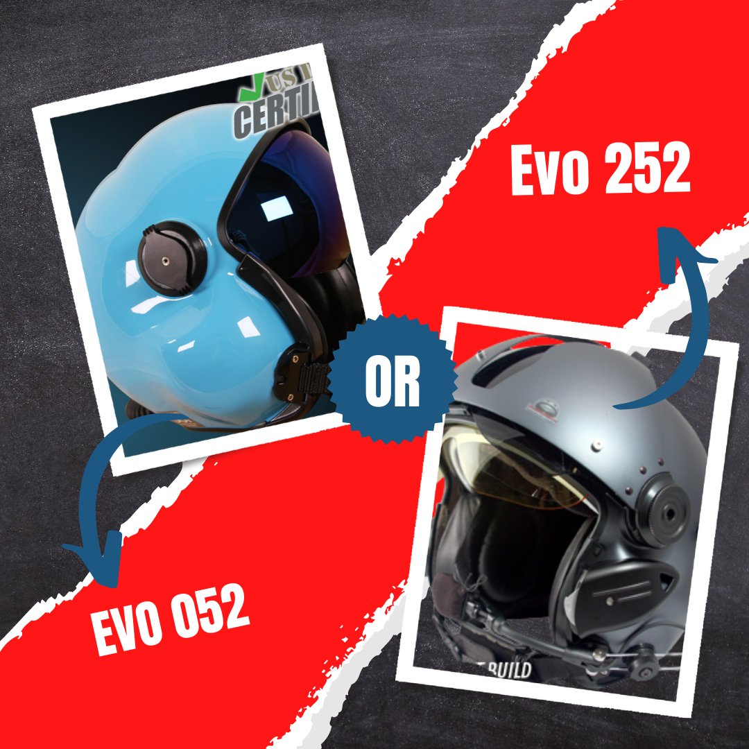 EvolutionHelmet's tweet image. The EVO 052 is a single visor helmet with one internal lens of your choice. The EVO 252 is a dual visor helmet with internal and external mounted lenses. Which would you prefer? 

#evolutionhelmets #evohelmets #evoseries