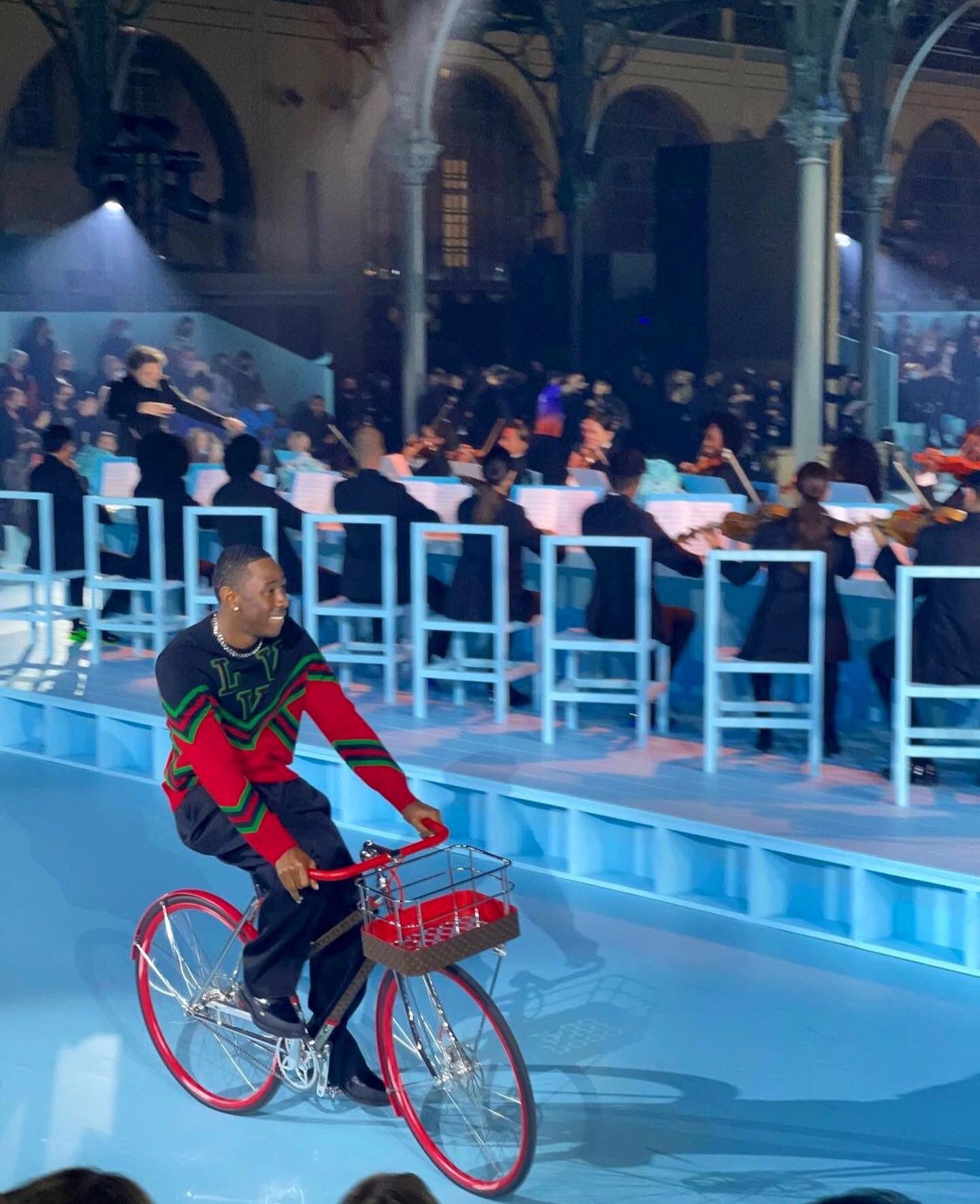 A closer look at Louis Vuitton's x Maison Tamboite Paris LV Bike: “Tyler,  the Creator was one of the highlights of the Louis Vuitton…