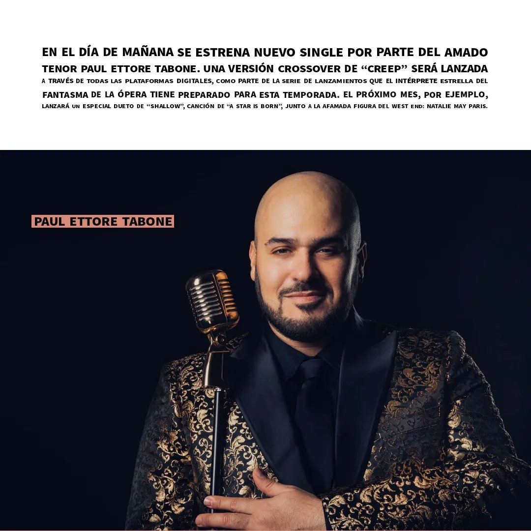 #agendar #ClassicalCrossoverThursday 🫐🗓️ <a href="/tabonetenor/">Paul Ettore Tabone</a>