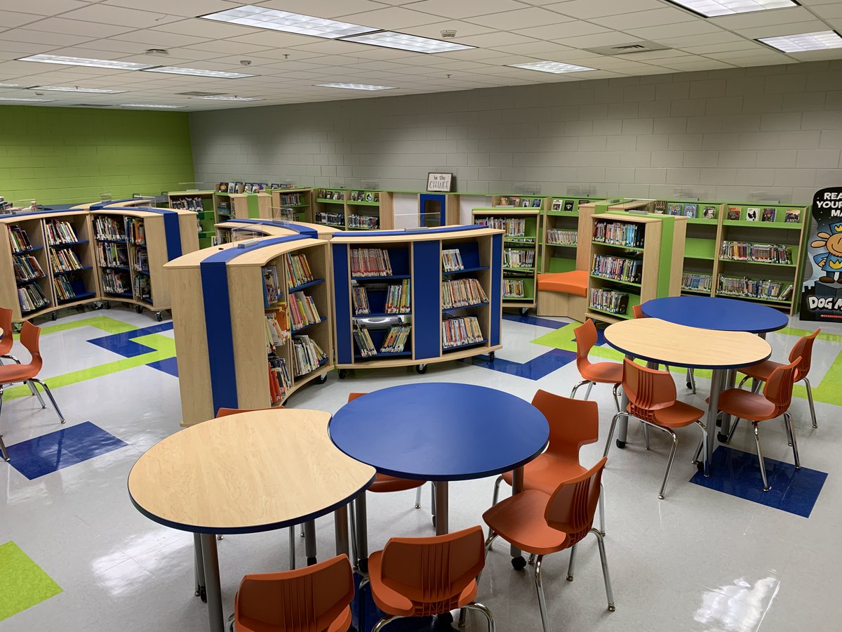 Vanessa Witherell, the Tech/Library Teacher at United North ES, wanted students to have an updated, flexible library. She wanted to incorporate fun, bright colors &amp; use mobile furniture to create a multipurpose space
openingthebookus.com/case-studies/e…