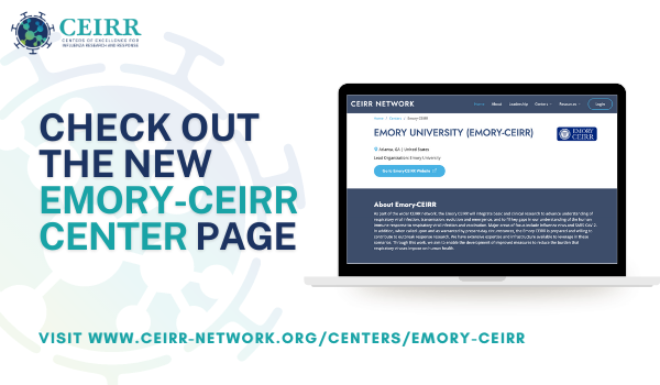 CEIRRNetwork's tweet photo. Now arriving in Atlanta! @worenst and @anice_lowen lead the Emory-CEIRR Center based at @EmoryUniversity with research occurring as far away as Zambia! https://t.co/JBbUlSKdem
#NewYearNewLook #CenterPage #CEIRR https://t.co/aewbFcWePJ