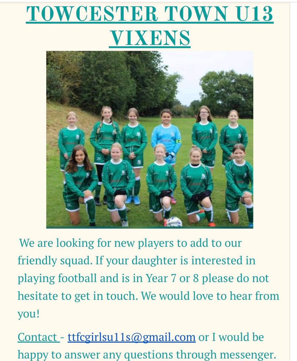 Towcester Town Football Club (@ttfc_juniors) on Twitter photo 