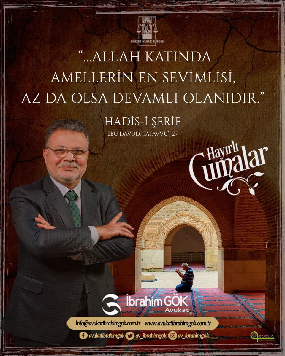 “…Allah katında amellerin en sevimlisi, az da olsa devamlı olanıdır.”

Ebû Dâvûd, Tatavvu', 27
