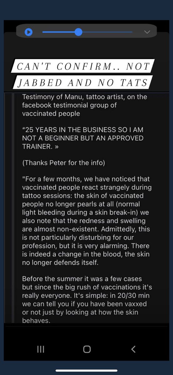 @keira_connolly1 i dunno but i read that Tattoo artists can tell if you have been vaccinated when you get a tattoo !
