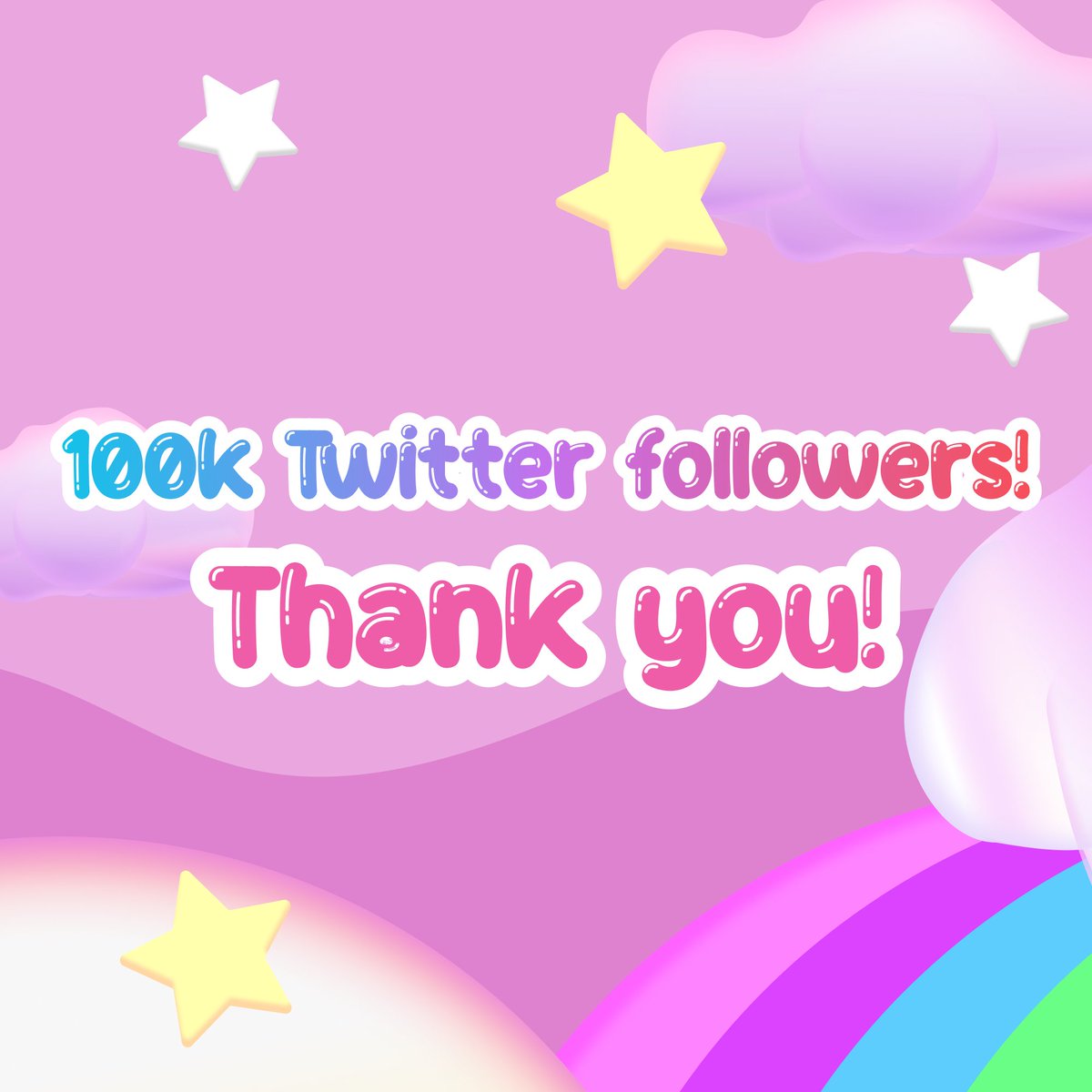 Thank you for 100,000 Twitter Followers!

We have Grown Significantly since January 4th, and this is just the beginning.

New Art Soon 👀