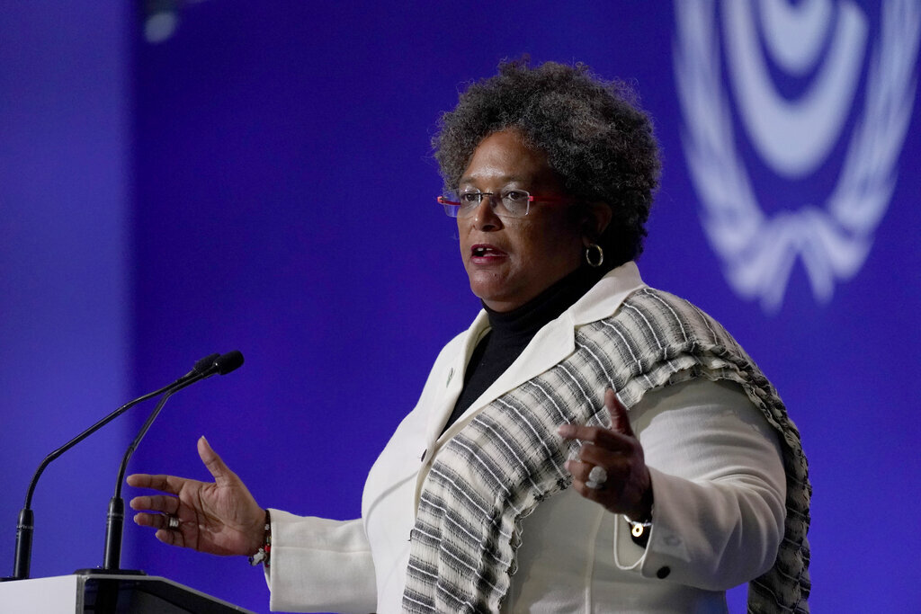 Barbados PM Mia Mottley hails governing party’s landslide election victory after country's first vote as a republic aje.io/9yhjgy