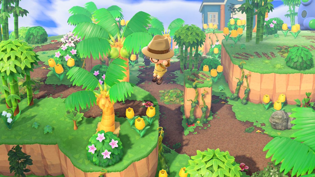 2iammy's tweet photo. Heyo! 🌴 

I’ve completed my junglecore Animal Crossing island!! Hope you enjoy dreaming about Palestel ✨ 

DA-7775-4567-5384 https://t.co/irRnOzDBrc