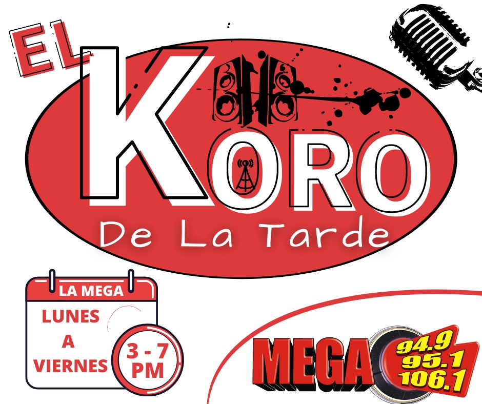 Mega965fm's tweet photo. De 3 a 7 PM no te olvides de sintonizar con el programa que entretiene tus tardes #ElKoroDeLaTarde por #LaMega https://t.co/hN202feUP9